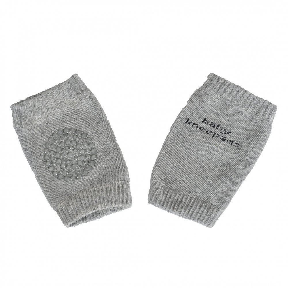 CANGAROO Set 2 genunchiere copii Itsy Bitsy Light Greyprotejeaza de abraziuni si ranimaterial de bumbac moale si elasticdimensiune universalapotrivite de la 6 luni-3 ani