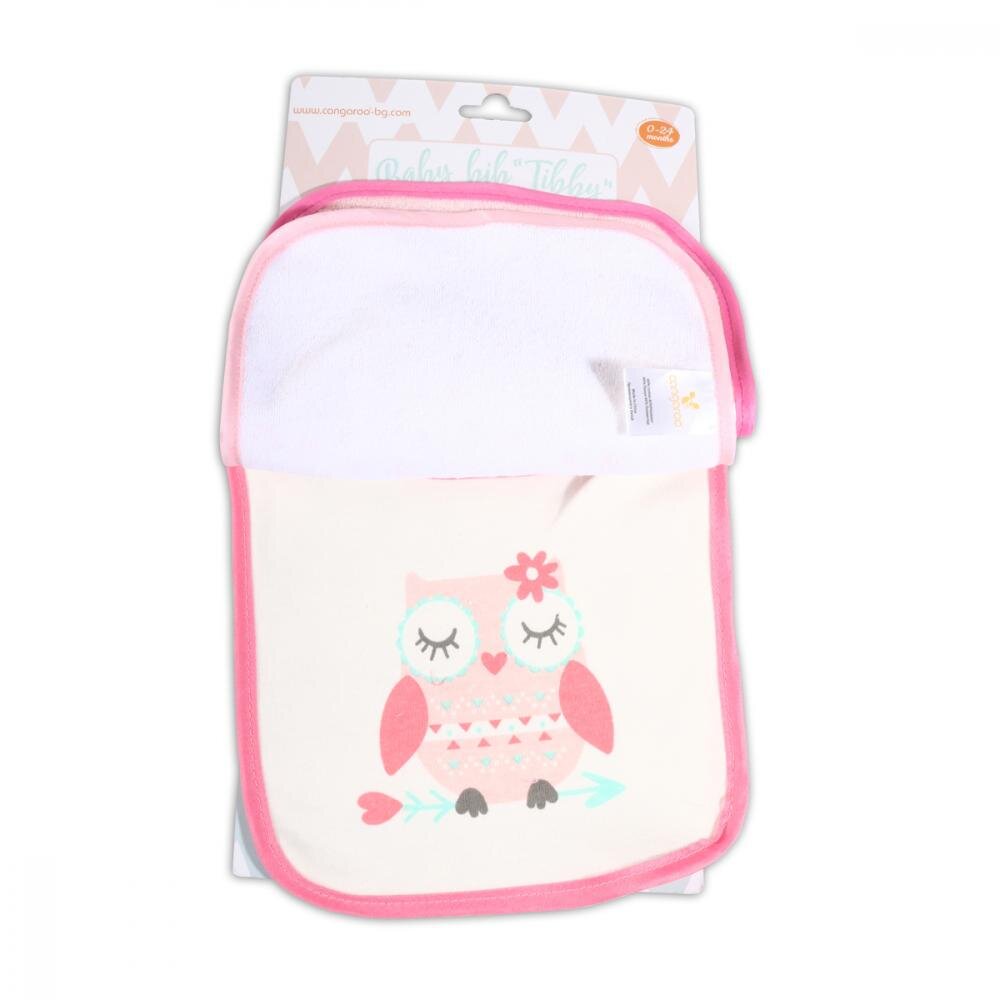 CANGAROO Set 3 bavete de bumbac Tibby Pink