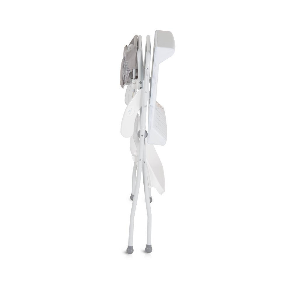 CANGAROO Set de baie 2in1 Como Albastru cu design PliabilMasuta de infasat impermeabila cu taliometruCadita pliabila cu furtun scurgere apaOrganizatorPolita pentru accesoriiInaltime confortabila pentru parinti