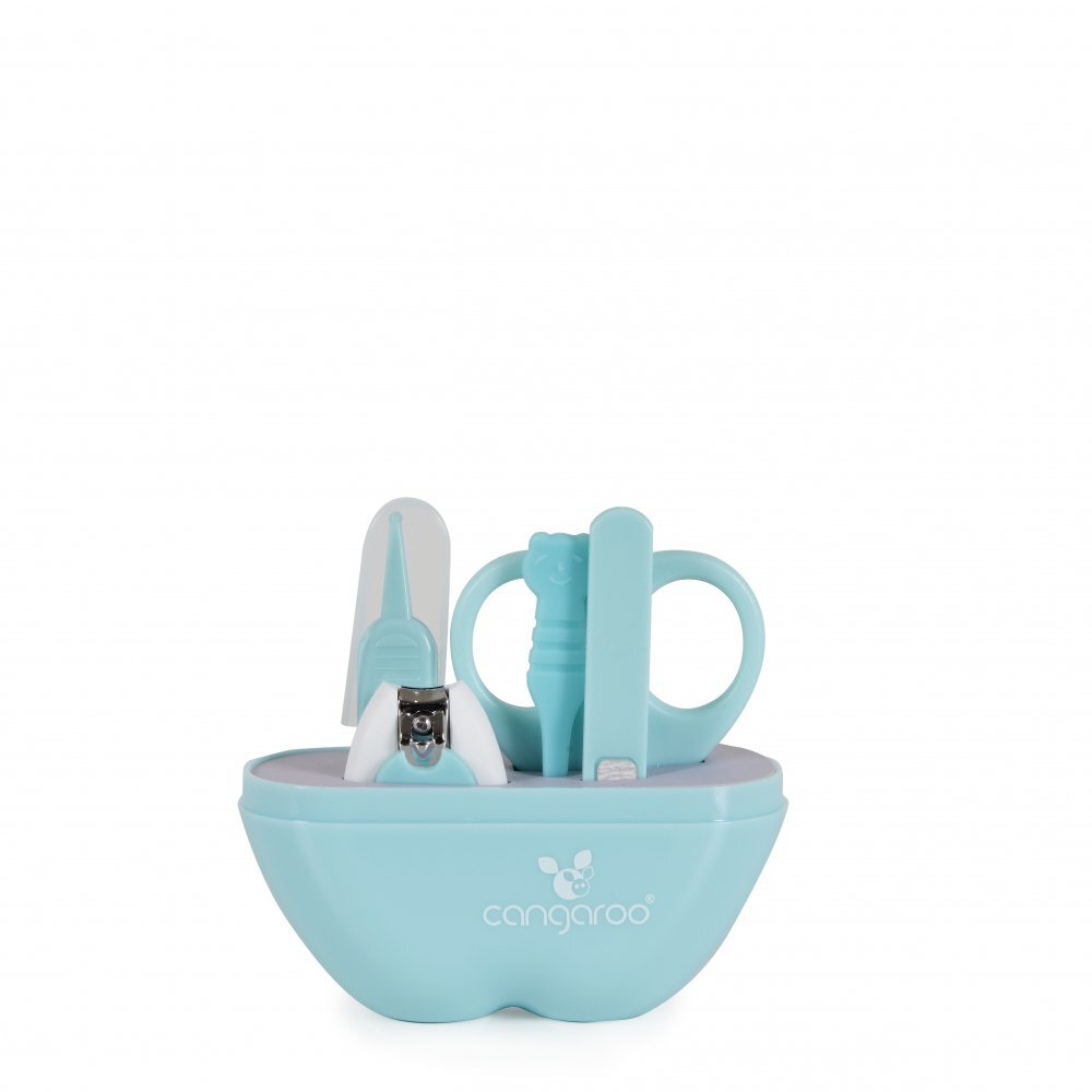 CANGAROO Set manichiura bebelusi Apple Blue