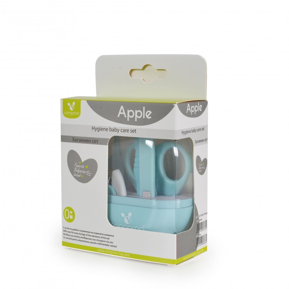 CANGAROO Set manichiura bebelusi Apple Blue