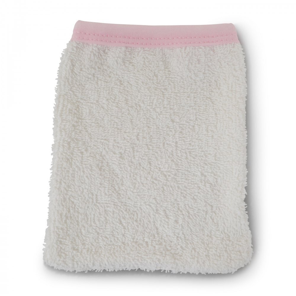 CANGAROO Set prosop cu gluga pentru bebelusi Cute Princess Pink si manusa de baie din bumbac absorbantdimensiune 75x75 cmrecomandat de la nastere