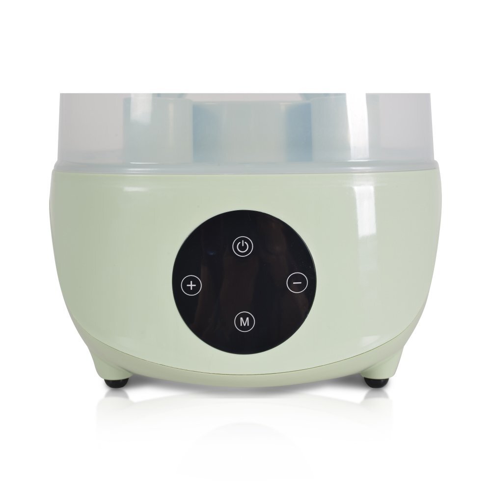 CANGAROO Sterilizator electric pentru 6 biberoane cu functie sterilizare si uscare Verde