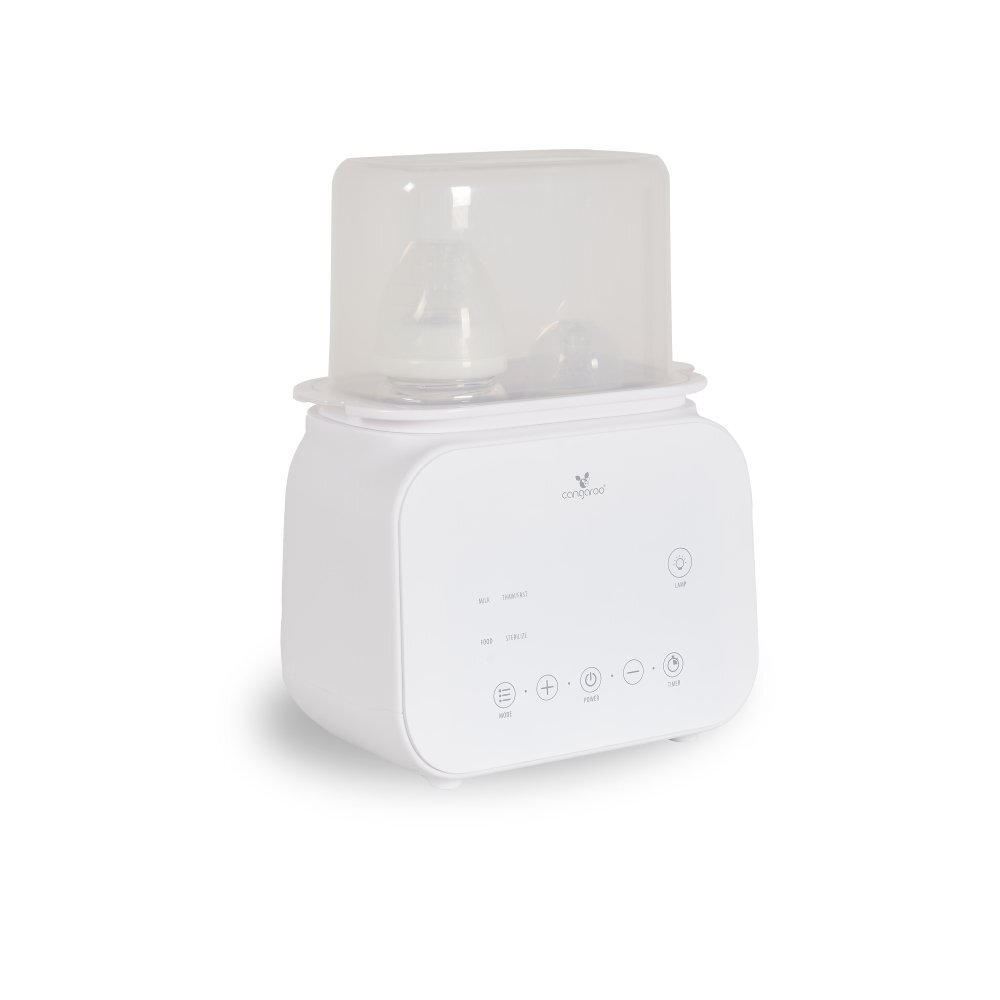 CANGAROO Sterilizator si incalzitor electric pentru biberoane Tummy multifunctional 4in1 ecran digital temperatura reglabila oprire automata capacitate 2 biberoane