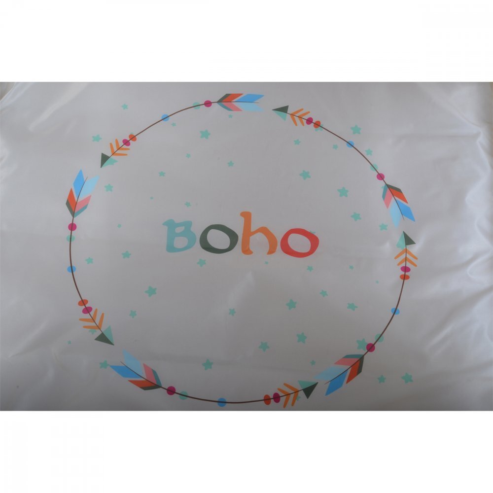 CANGAROO Tarc de joaca pliabil Boho Beige 99x99 cm