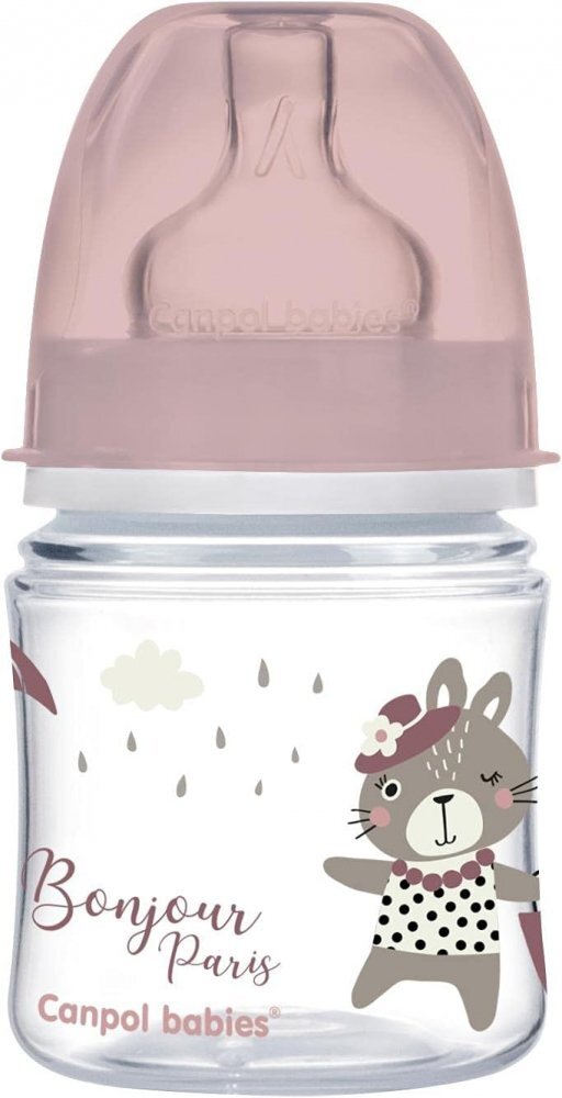 CANPOL Biberon anticolici babies 35231 pink