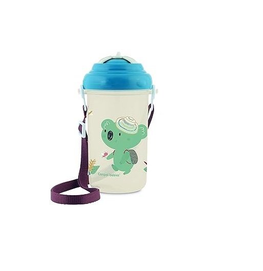 CANPOL Canita cu pai 400 ml 4107 blue