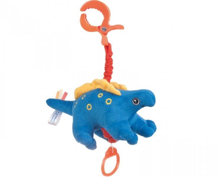 CANPOL Cutie muzicala din plus Dinozauri albastru