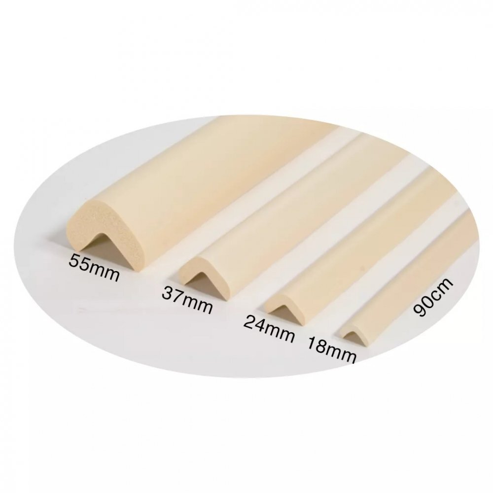 Car Boy Co Ltd Banda protectie mobilier pentru copii Car Boy Safety Crem 90 cm din spuma 24x900x22x6 cm