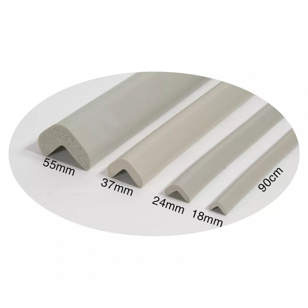 Car Boy Co Ltd Banda protectie mobilier pentru copii Car Boy Safety Gri deschis 90 cm din spuma 55x900x48x18 cm