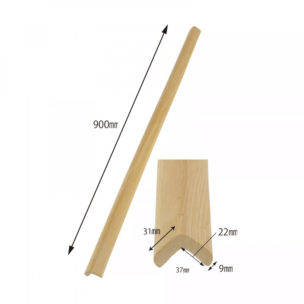 Car Boy Co Ltd Banda protectie mobilier pentru copii Car Boy Safety Lemn deschis 90 cm din spuma 37x900x31x9 cm