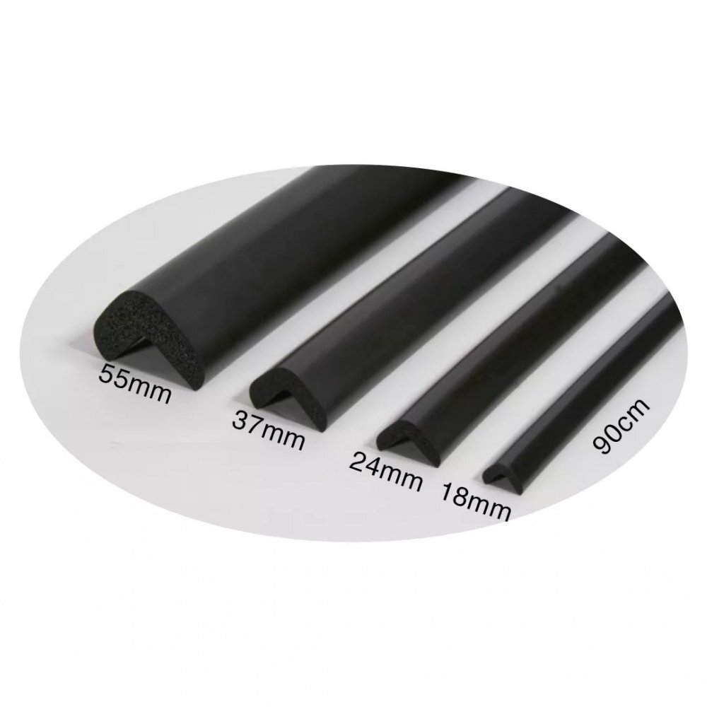Car Boy Co Ltd Banda protectie mobilier pentru copii Car Boy Safety Negru 90 cm din spuma 24x900x22x6 cm