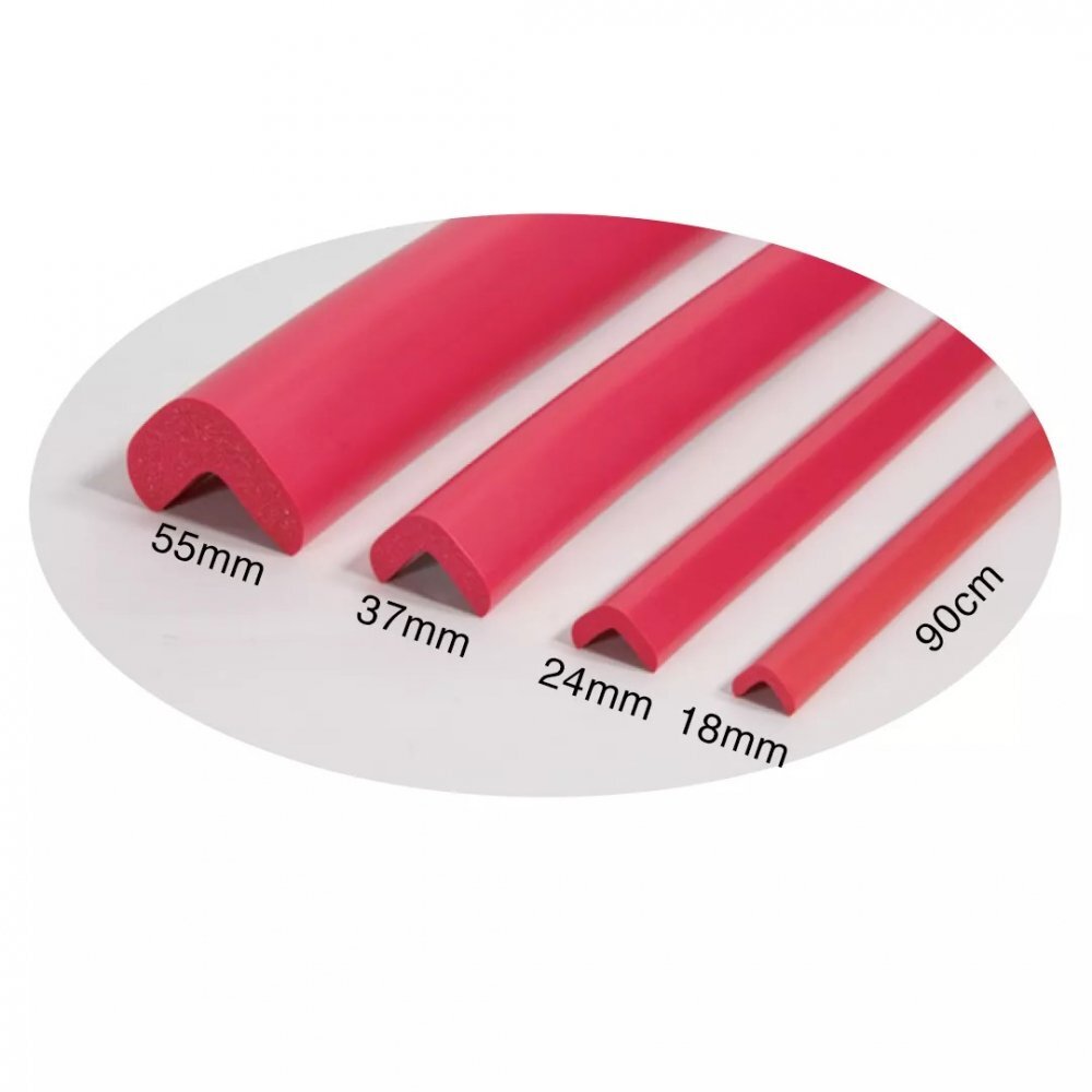 Car Boy Co Ltd Banda protectie mobilier pentru copii Car Boy Safety Rosu 90 cm din spuma 55x900x48x18 cm
