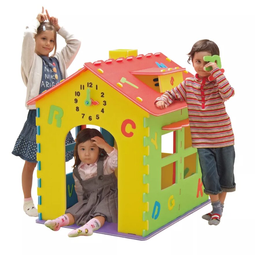 Car Boy Co Ltd Casuta educativa pentru copii Car Boy Safety ABC din spuma