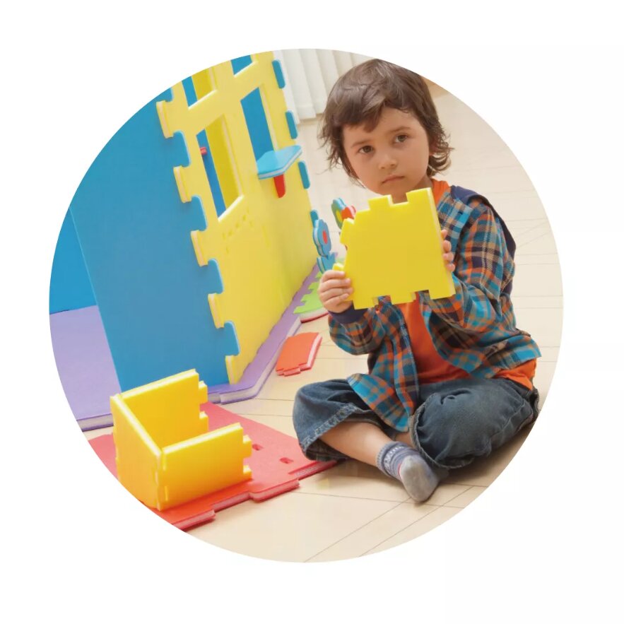Car Boy Co Ltd Casuta educativa pentru copii Car Boy Safety Puwa Puwa din spuma