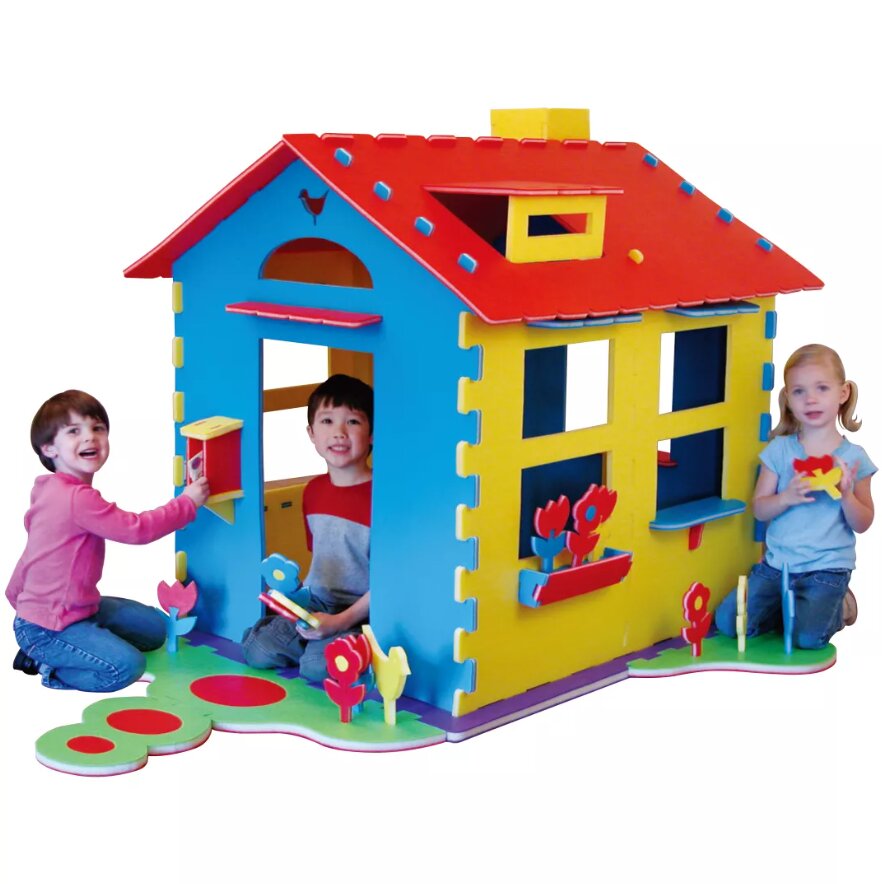 Car Boy Co Ltd Casuta educativa pentru copii Car Boy Safety Puwa Puwa din spuma