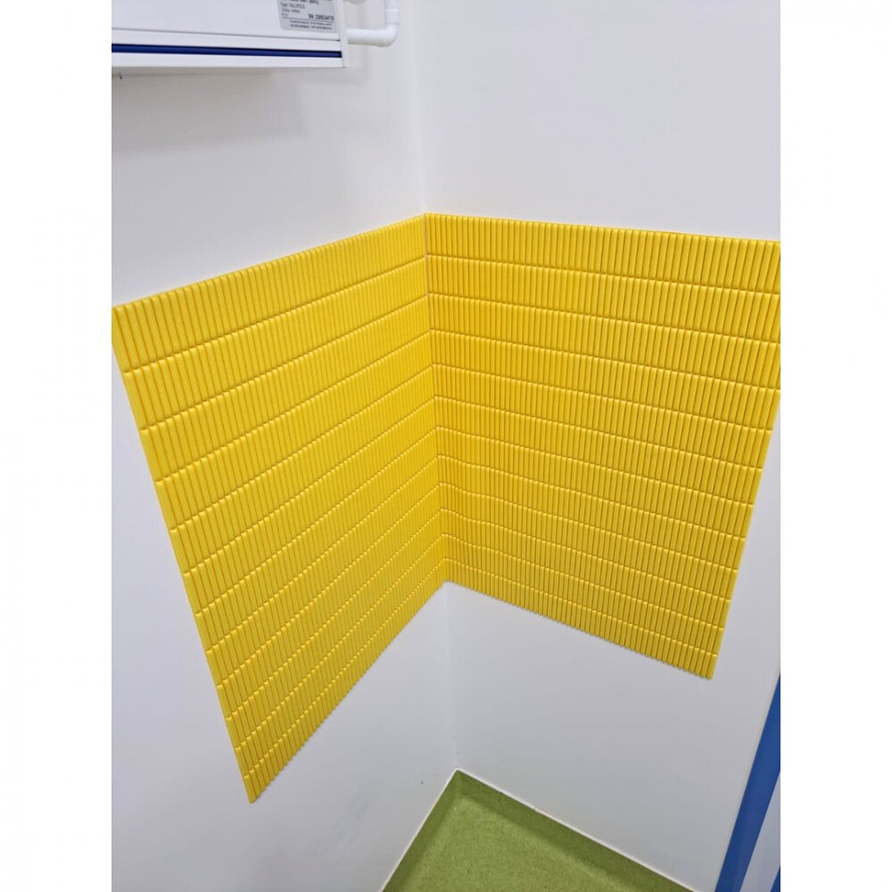 Car Boy Co Ltd Panou protector pentru pereti Car Boy Safety galben din spuma 600x900x5 mm
