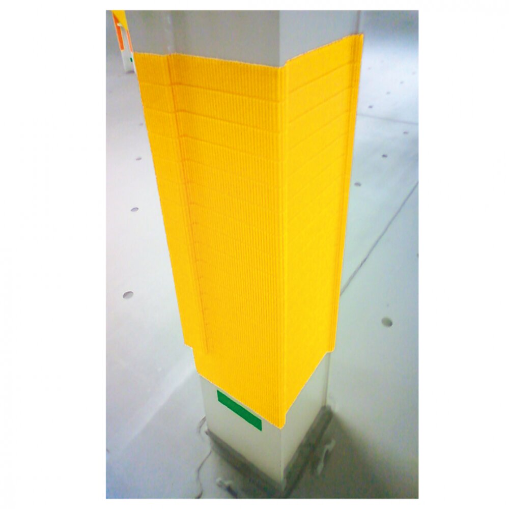 Car Boy Co Ltd Panou protector pentru pereti Car Boy Safety galben din spuma 600x900x5 mm