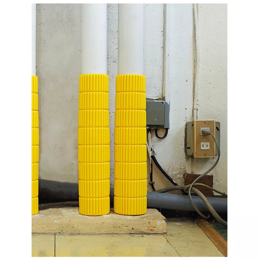 Car Boy Co Ltd Panou protector pentru pereti Car Boy Safety galben din spuma 600x900x5mm