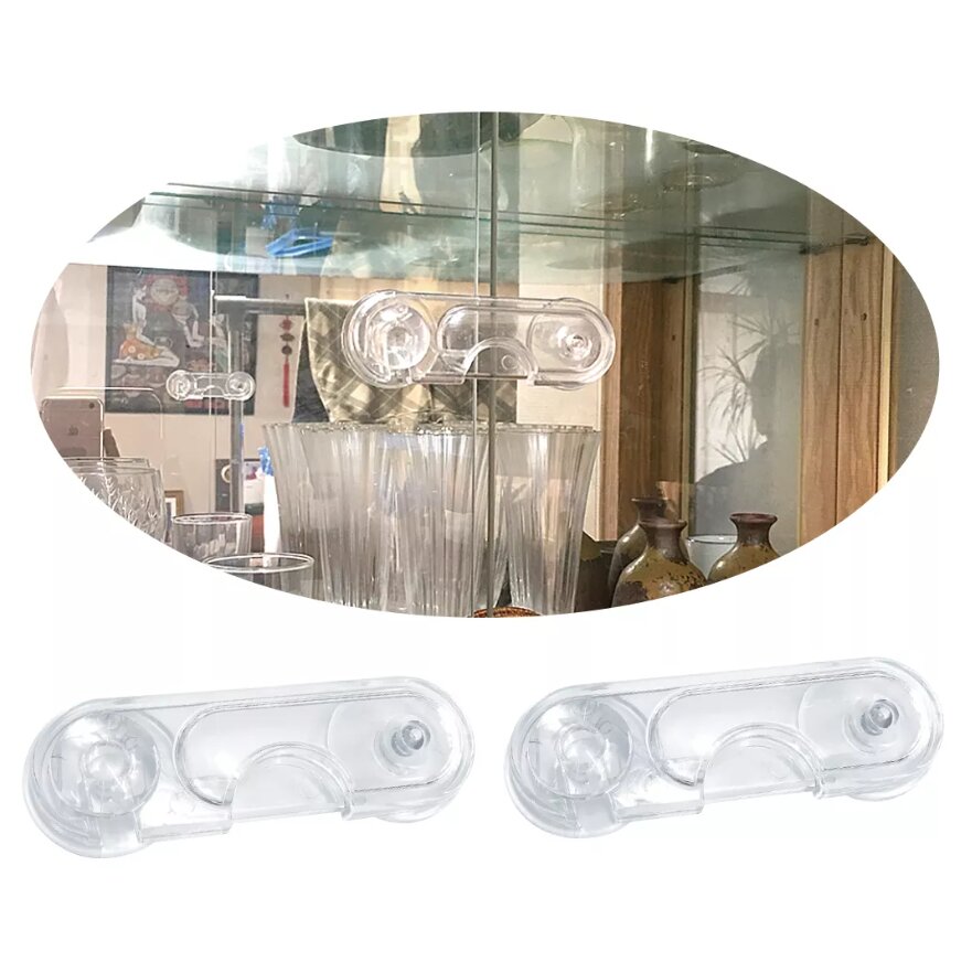 Car Boy Co Ltd Set 2 opritoare usa dulap din plastic transparent