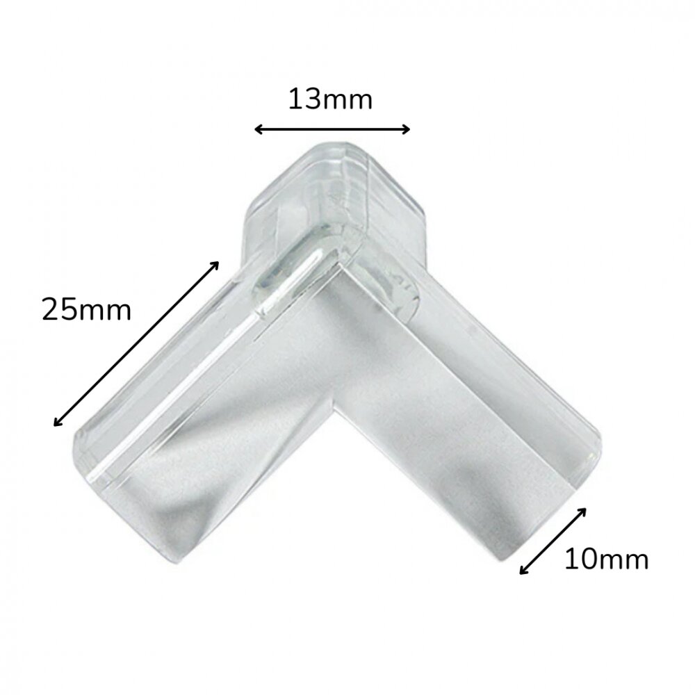 Car Boy Co Ltd Set 4 protectii colturi mobila trei laturi transparent