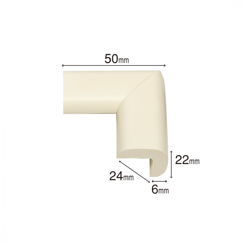 Car Boy Co Ltd Set 4 protectii colturi pentru mobila Car Boy Safety Gri din spuma 24x50x22x6