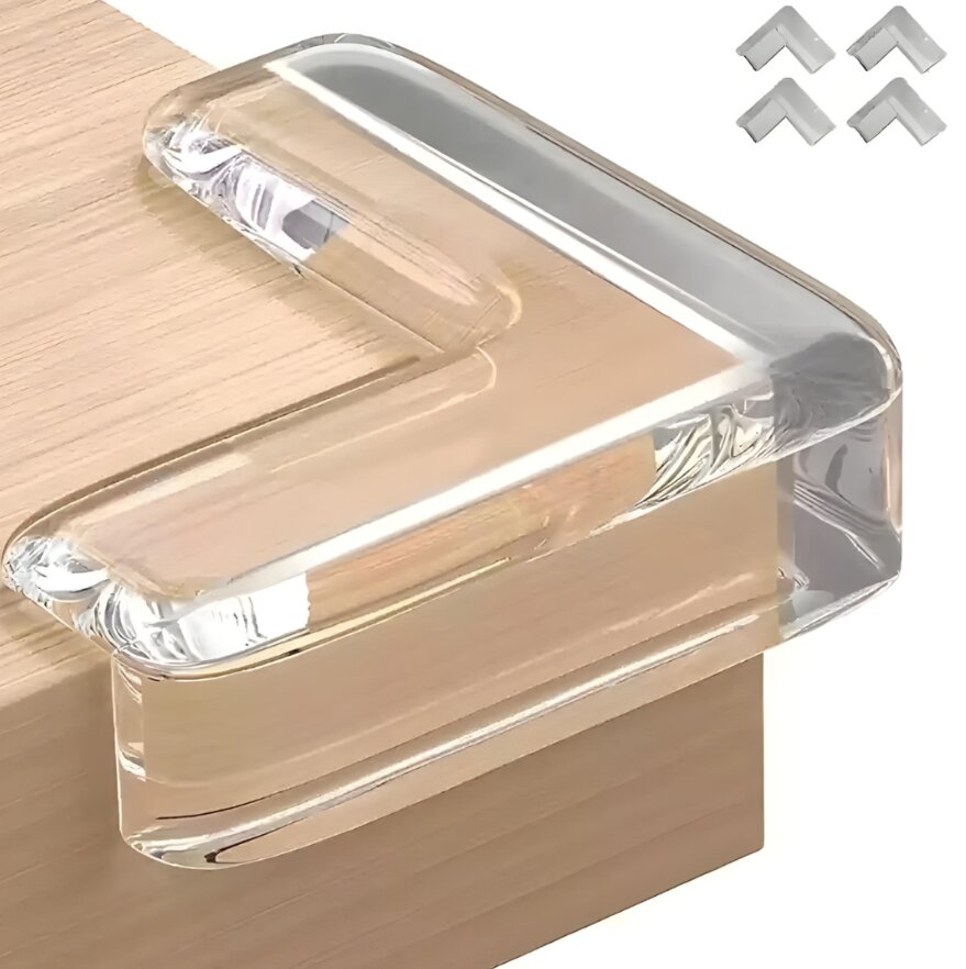 Car Boy Co Ltd Set 4 protectii transparente pentru colturi 18x400x11x15x4