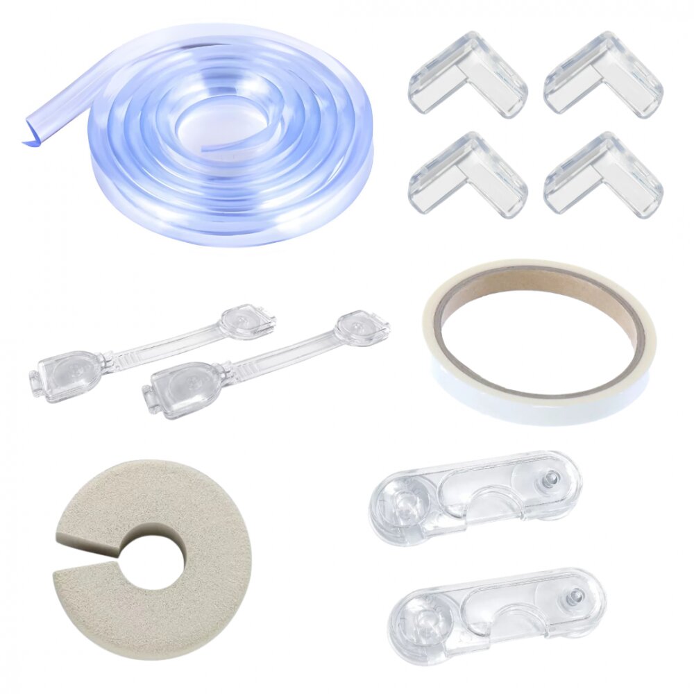 Car Boy Co Ltd Set de siguranta pentru colturi muchii si dulapuri 12 bucati