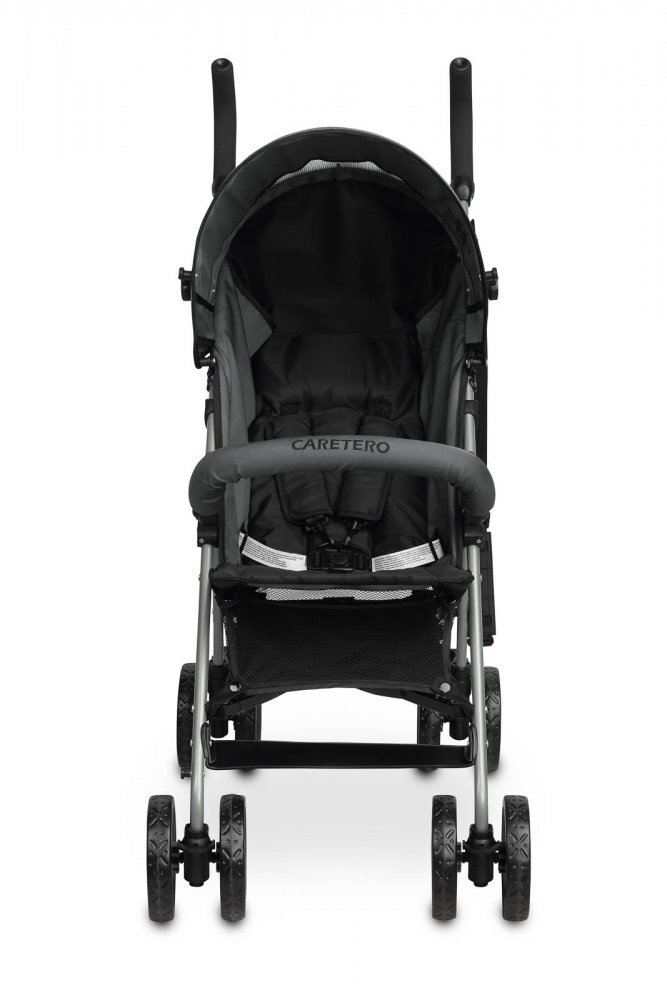 CARETERO Carucior sport Alfa Grey cu roti pivotantespatar reglabilbara detasabilapernuta pentru cap integratapliere tip umbrela si maner transport