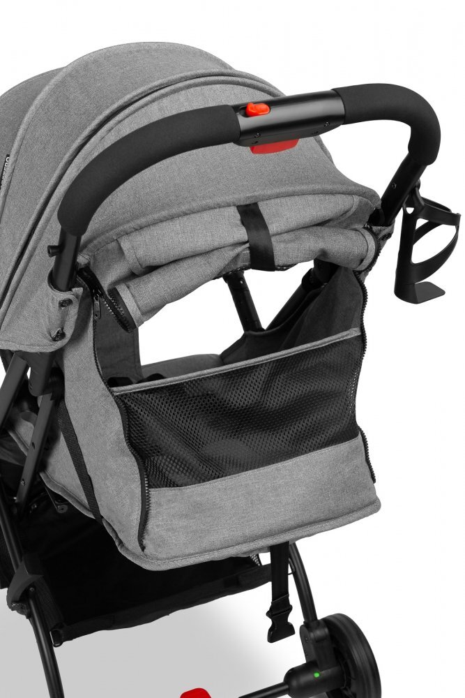 CARETERO Carucior sport copii Sfera Graphite cu spatar reglabilcapotinacenturi de sigurantahusa de ploaiepliere compacta si sistem troller compatibil cu avion
