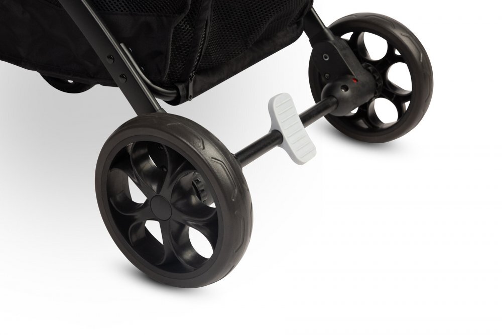 CARETERO Carucior sport cu spatar reglabilcapotinahusa de ploaiehusa de picioarepliere compacta si sistem troller compatibil cu avion Trail Graphite