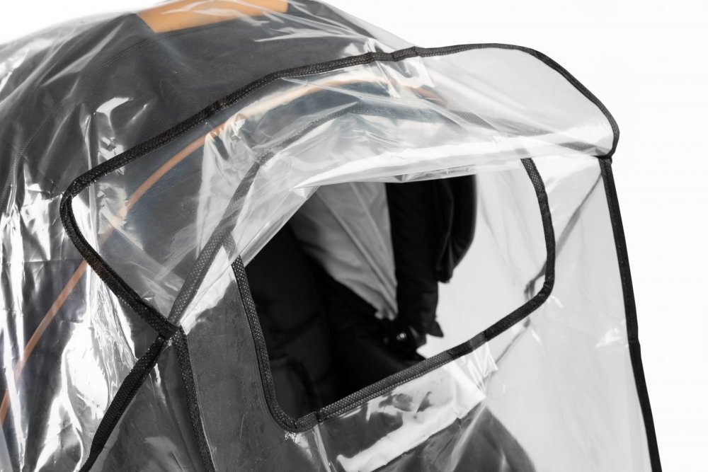CARETERO Husa de ploaie cu fereastra pentru carucior copii din material rezistentcompatibila carucior sport