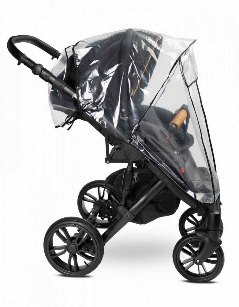 CARETERO Husa de ploaie cu fereastra pentru carucior copii din material rezistentcompatibila carucior sport