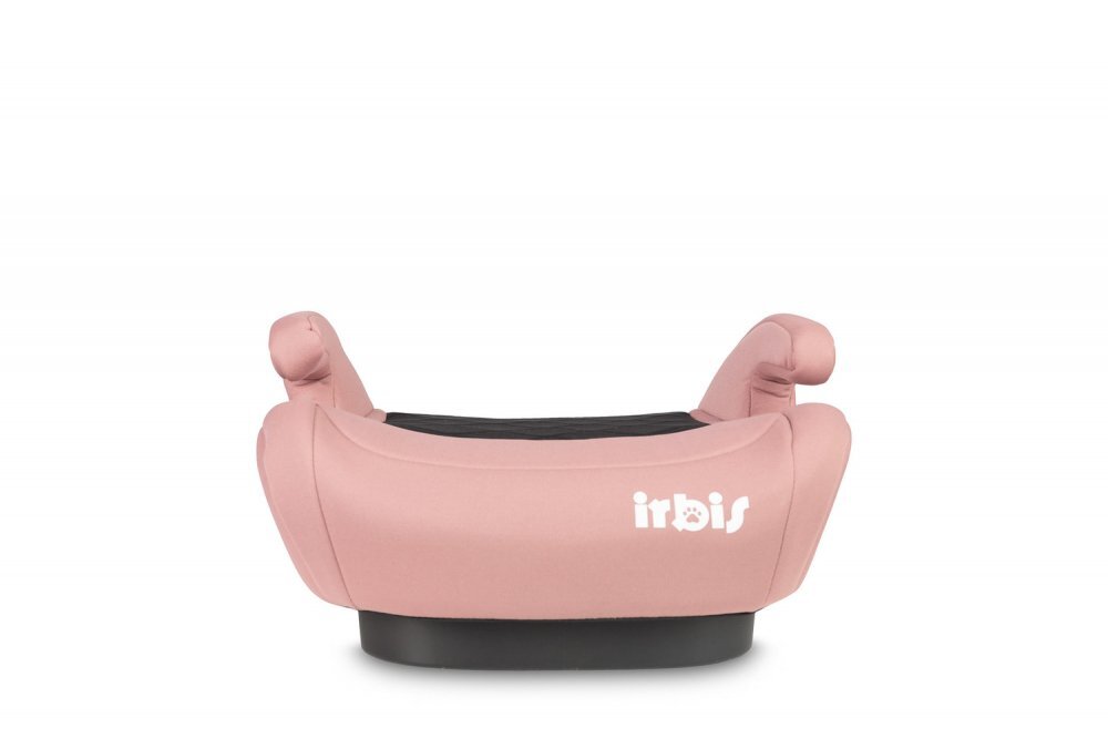 CARETERO Inaltator auto copii Irbis I-Size Pink 125-150 cm fixare cu isofix centura de ghidaj spatar reglabil si detasabil husa lavabila cotiere Certificat R129