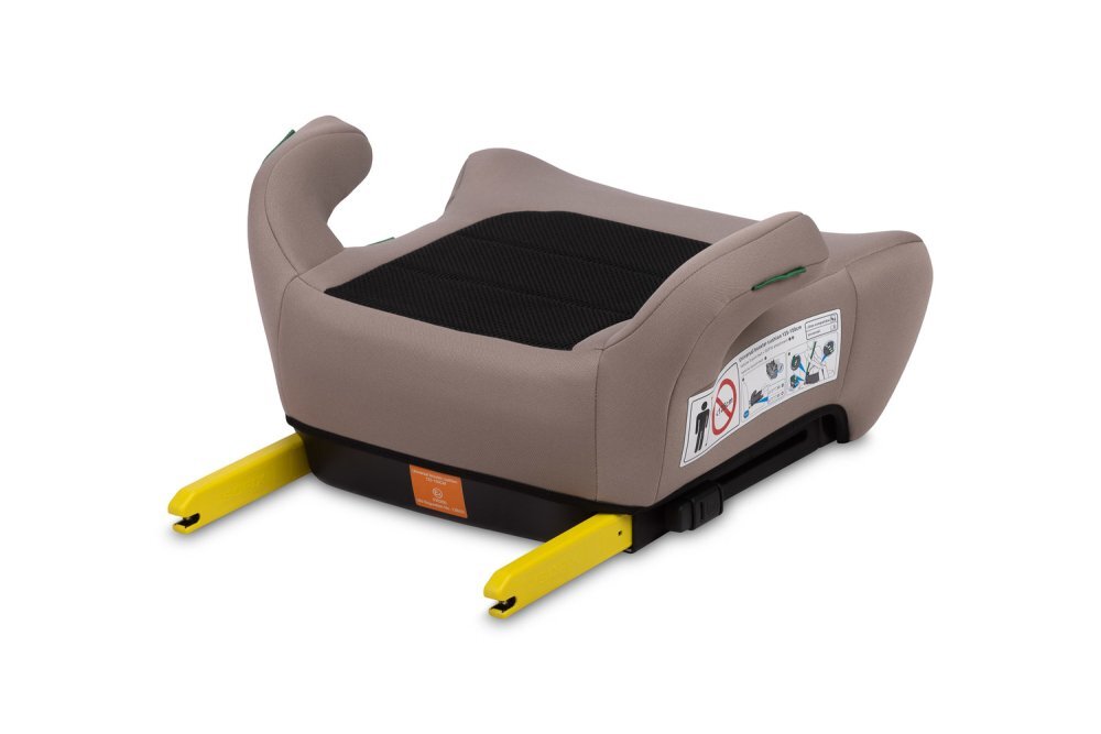 CARETERO Inaltator auto copii Jaguar I-Size Bej 125-150 cm fixare cu isofix husa detasabila