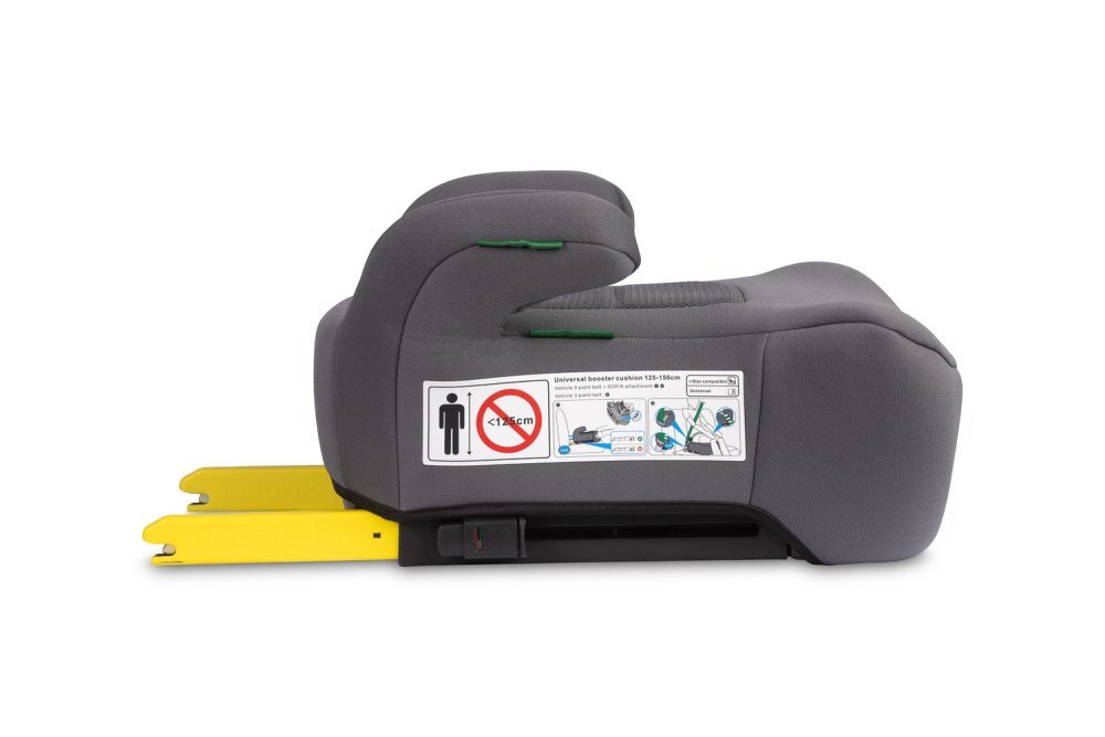 CARETERO Inaltator auto copii Jaguar I-Size Graphit 125-150 cm fixare cu isofix husa detasabila