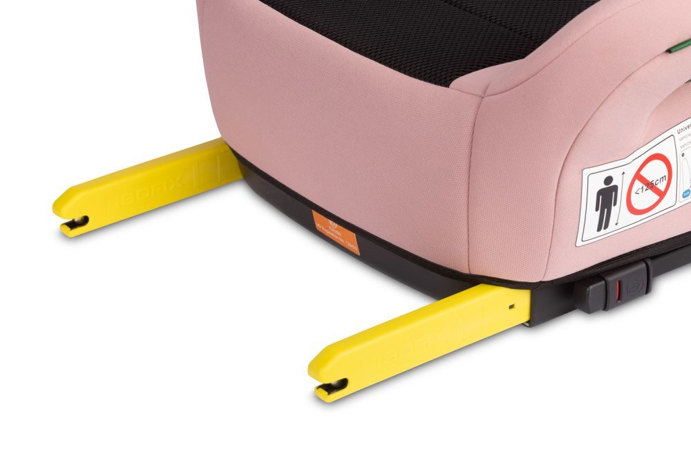 CARETERO Inaltator auto copii Jaguar I-Size Roz 125-150 cm fixare cu isofix husa detasabila