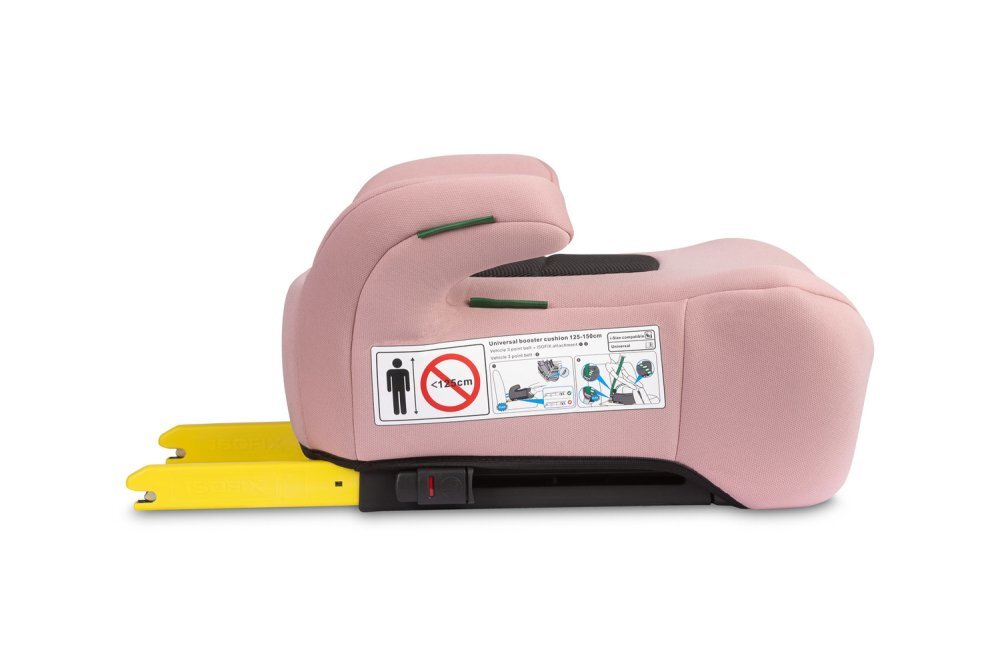 CARETERO Inaltator auto copii Jaguar I-Size Roz 125-150 cm fixare cu isofix husa detasabila