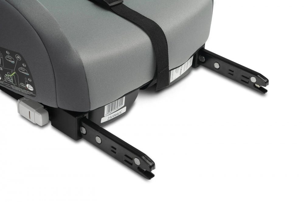 CARETERO Inaltator auto pentru copii cu Isofix Puma Gri I-Size 125-150 cmCertificare R-129Husa detasabilaCentura de ghidajCotiere ergonomice