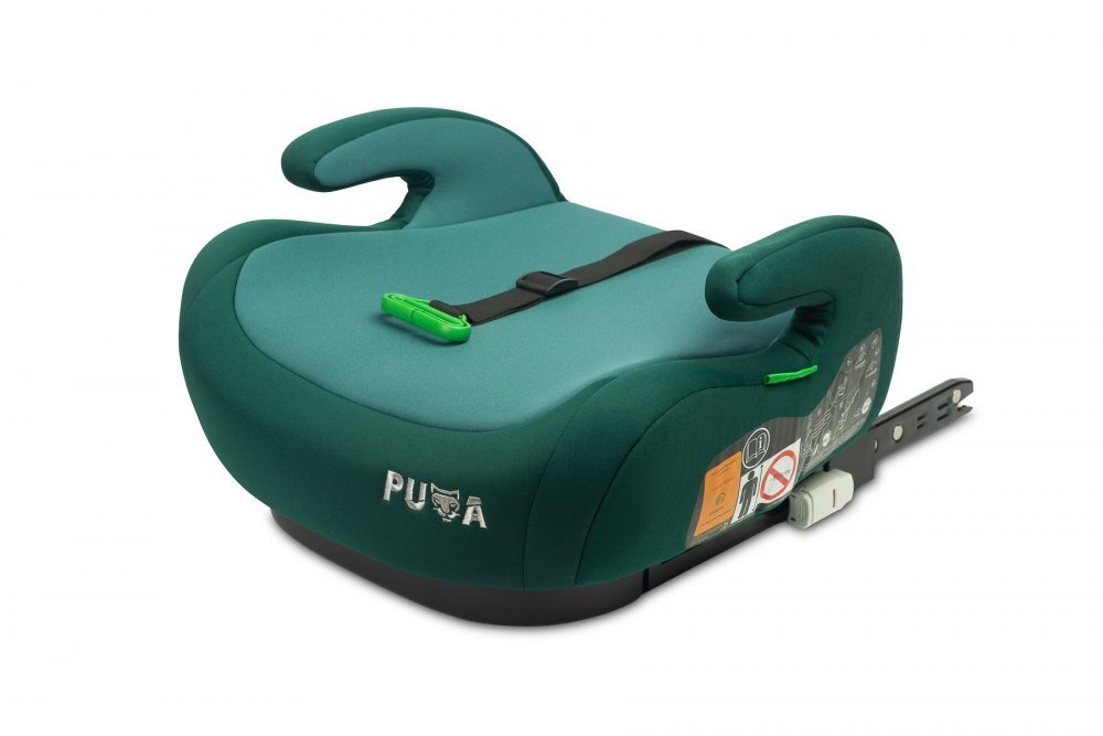 CARETERO Inaltator auto pentru copii cu Isofix Puma Smarald I-Size 125-150 cmCertificare R-129Husa detasabilaCentura de ghidajCotiere ergonomice