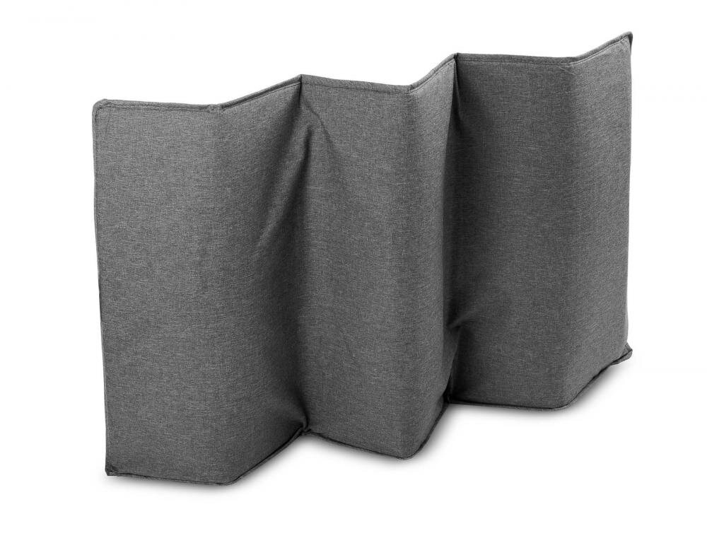 CARETERO Patut pentru copii Basic Plus Graphite pliabil cu doua nivele roti fereastra cu fermoar saltea pliabila si geanta transport incluse