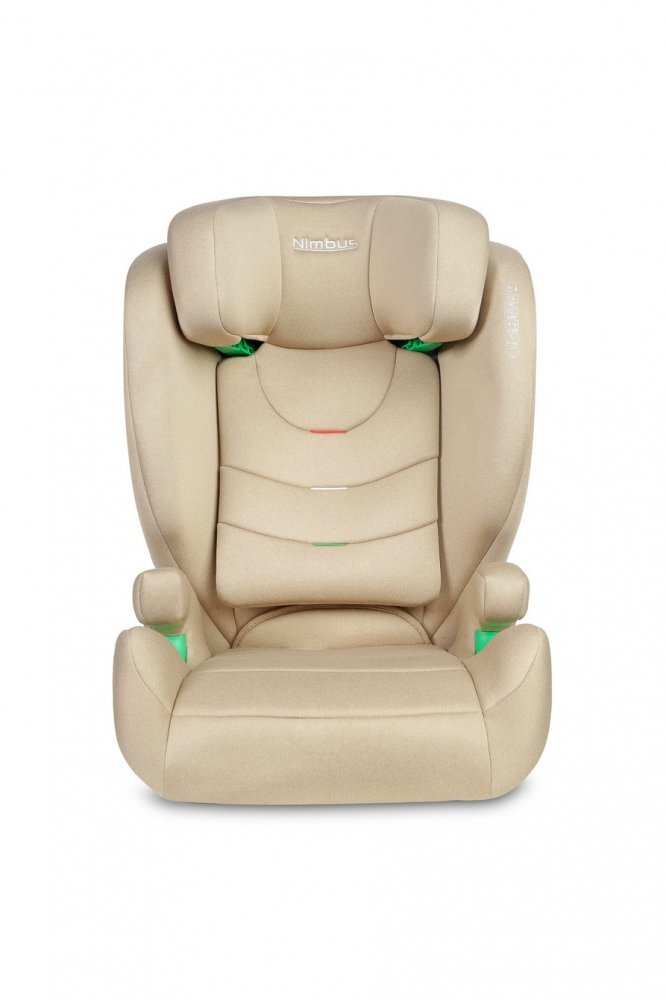 CARETERO Scaun auto 2in1 cu isofix Nimbus Camel 100-150 cm i-Size cu spatar reglabil si detasabilutilizare doar inaltatorcertificat R129tetiera reglabilaghidaje centuri