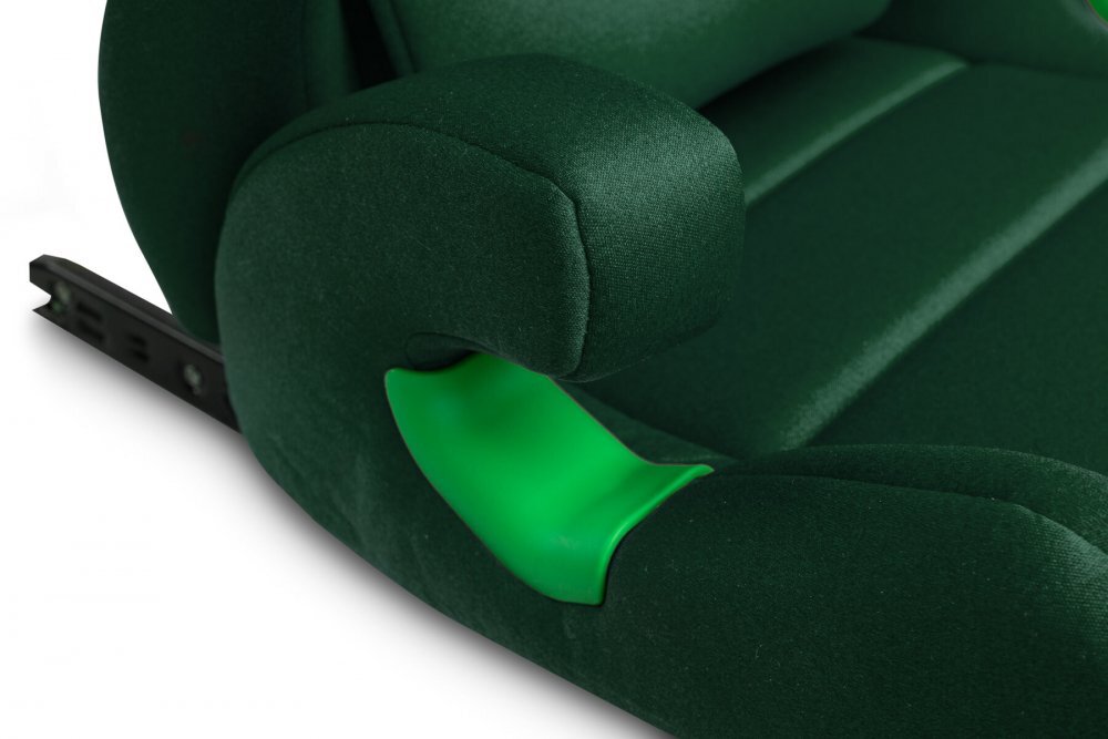 CARETERO Scaun auto 2in1 cu isofix Nimbus Dark Green 100-150 cm i-Size cu spatar reglabil si detasabilutilizare doar inaltatorcertificat R129tetiera reglabilaghidaje centuri
