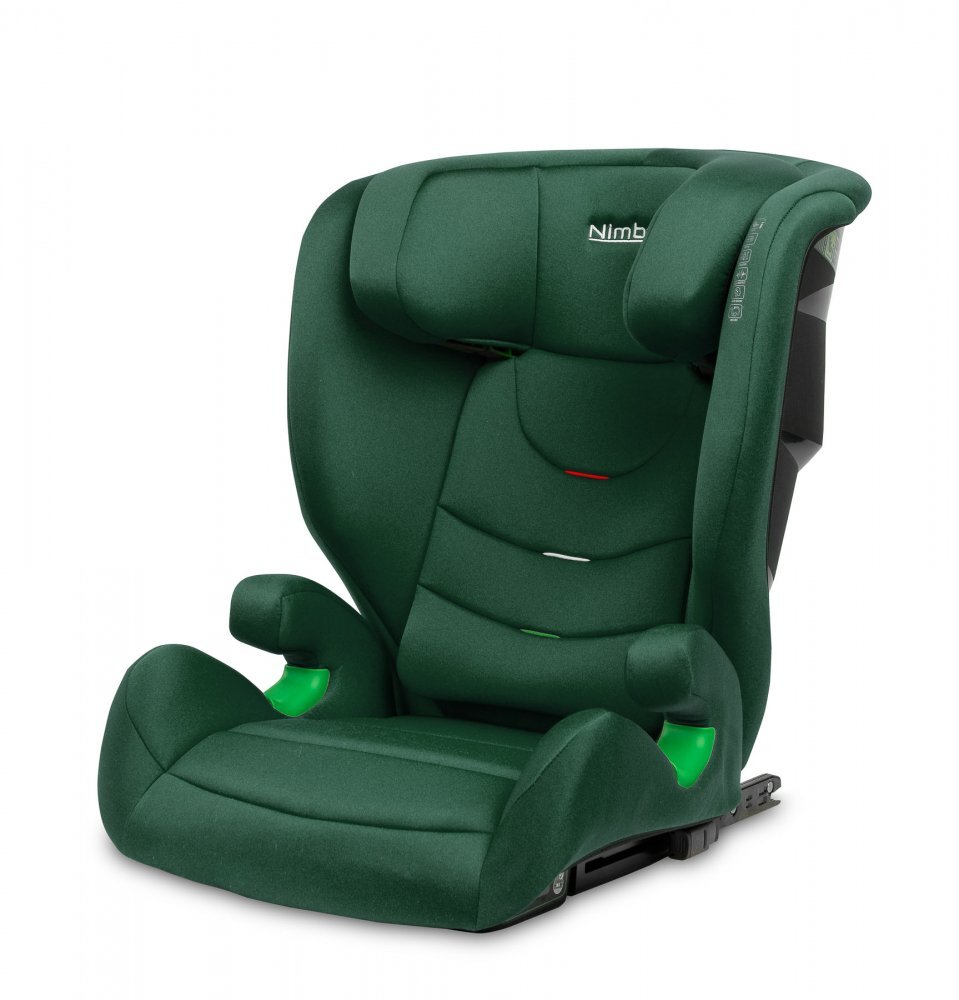 CARETERO Scaun auto 2in1 cu isofix Nimbus Dark Green 100-150 cm i-Size cu spatar reglabil si detasabilutilizare doar inaltatorcertificat R129tetiera reglabilaghidaje centuri