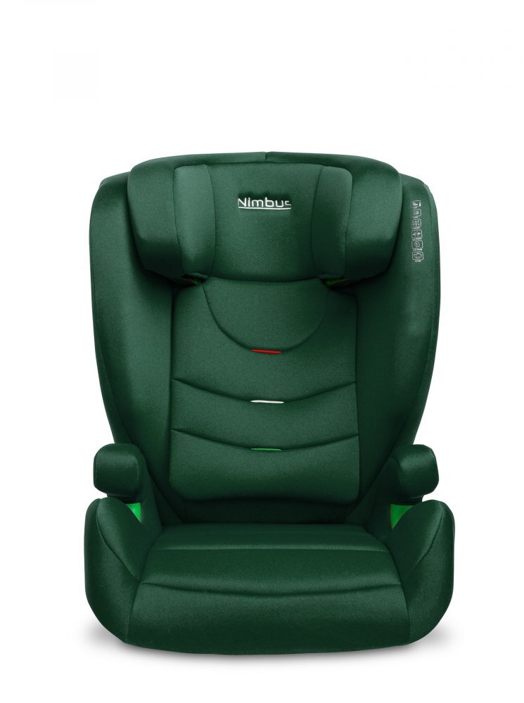 CARETERO Scaun auto 2in1 cu isofix Nimbus Dark Green 100-150 cm i-Size cu spatar reglabil si detasabilutilizare doar inaltatorcertificat R129tetiera reglabilaghidaje centuri