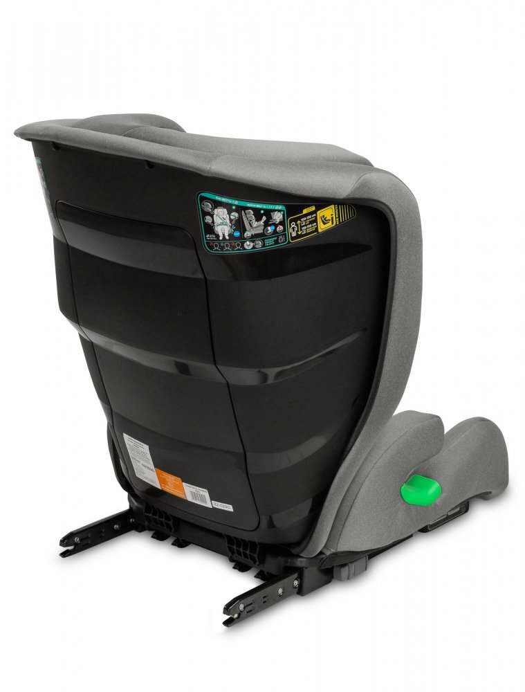 CARETERO Scaun auto 2in1 cu isofix Nimbus Graphite 100-150 cm i-Size cu spatar reglabil si detasabilutilizare doar inaltatorcertificat R129tetiera reglabilaghidaje centuri