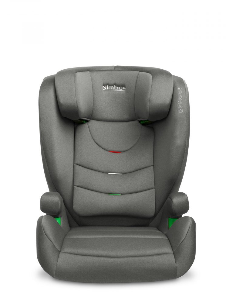 CARETERO Scaun auto 2in1 cu isofix Nimbus Graphite 100-150 cm i-Size cu spatar reglabil si detasabilutilizare doar inaltatorcertificat R129tetiera reglabilaghidaje centuri