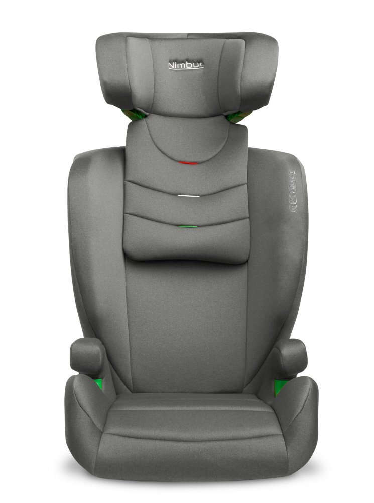 CARETERO Scaun auto 2in1 cu isofix Nimbus Graphite 100-150 cm i-Size cu spatar reglabil si detasabilutilizare doar inaltatorcertificat R129tetiera reglabilaghidaje centuri