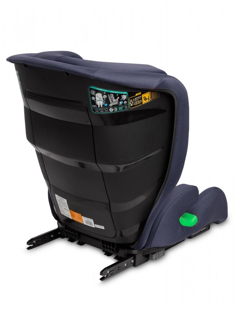 CARETERO Scaun auto 2in1 cu isofix Nimbus Navy 100-150 cm i-Size cu spatar reglabil si detasabilutilizare doar inaltatorcertificat R129tetiera reglabilaghidaje centuri