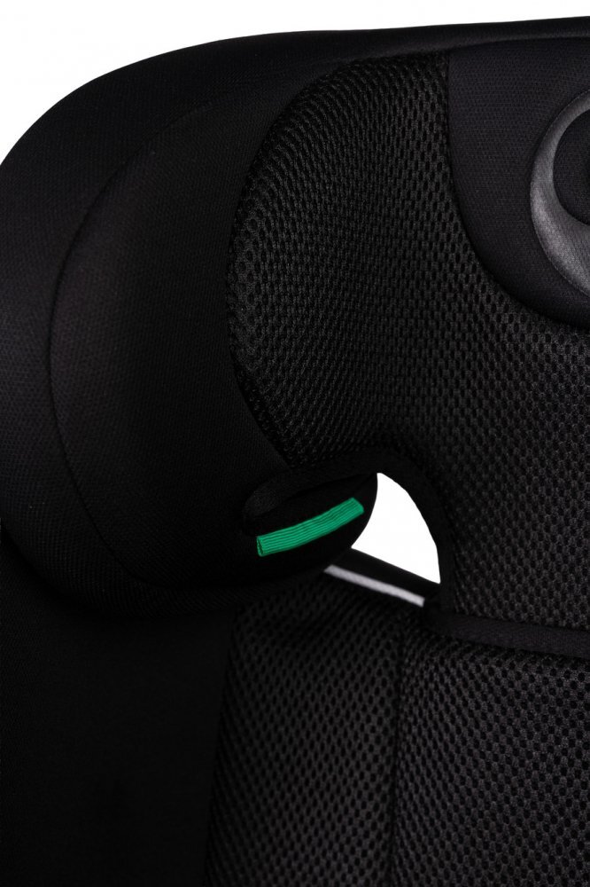 CARETERO Scaun auto copii 2in1 Breezy Fix Black I-Size 100-150 cmfixare cu isofixtetiera reglabilaspatar detasabilsistem de ventilatie BreezeCool